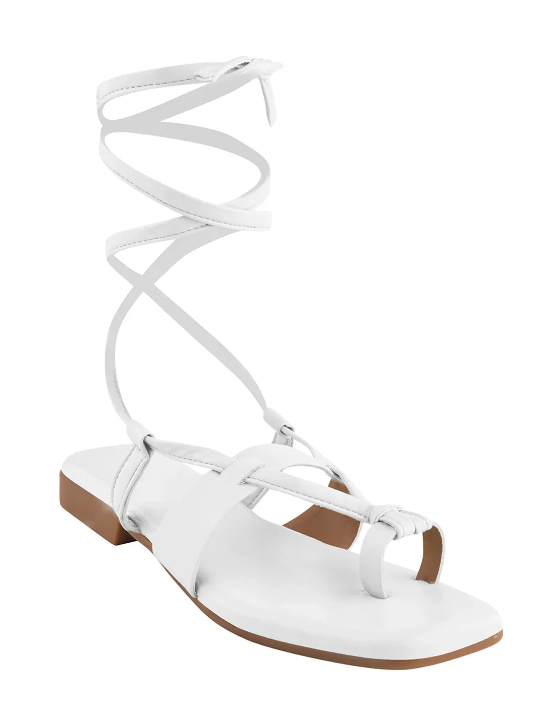 Everyday Wrap Strap Flat Sandals