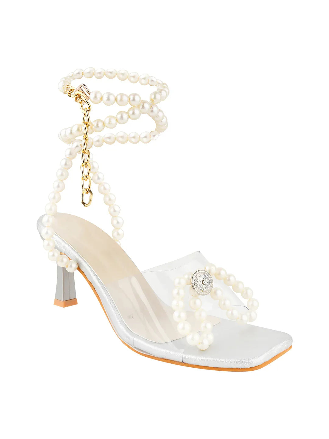 Elegant Pearl Party Heels