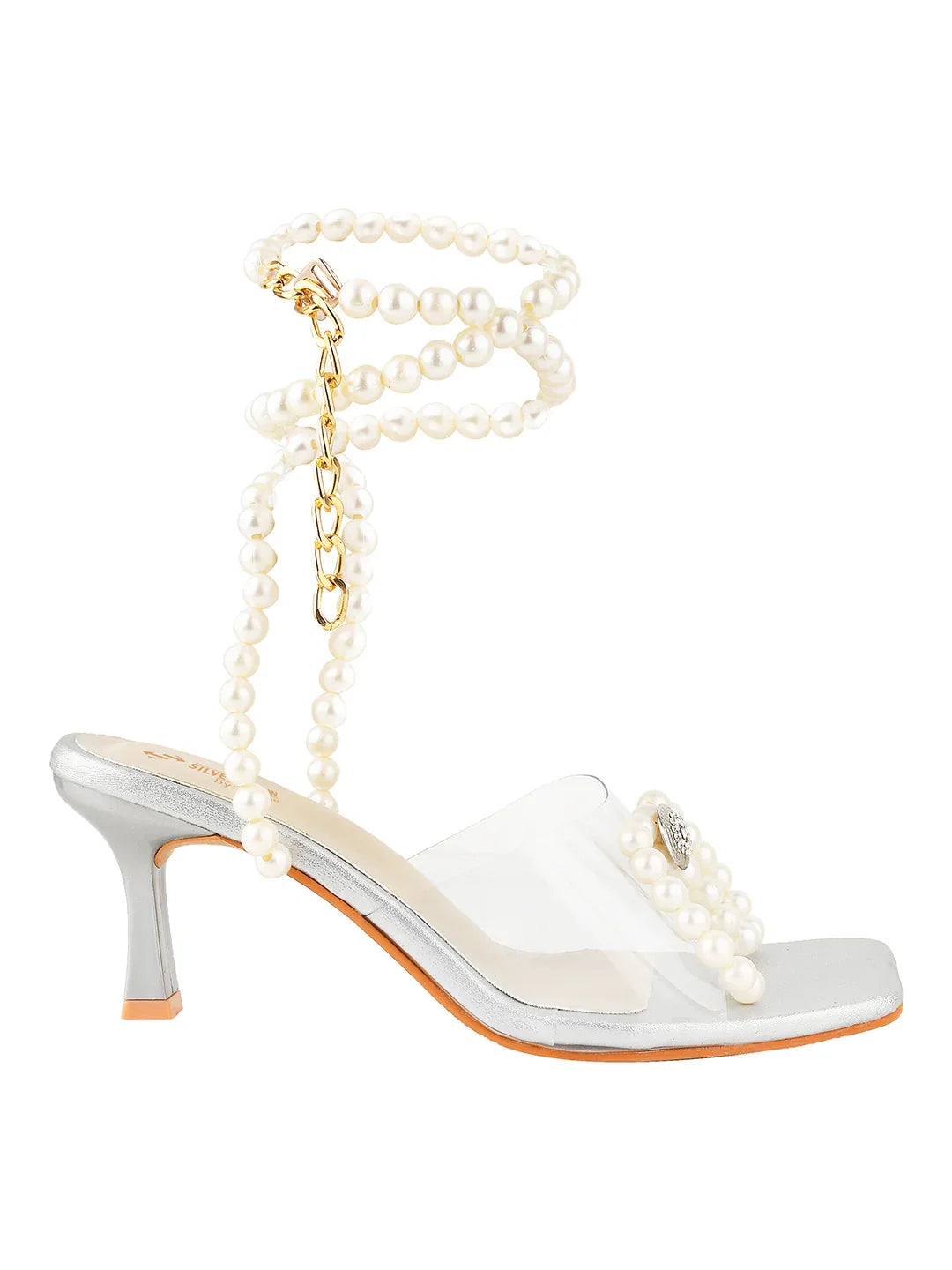 Elegant Pearl Party Heels