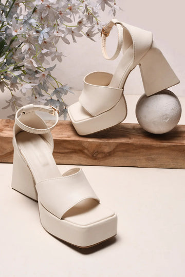 Evening Glam Cross Strap Heels