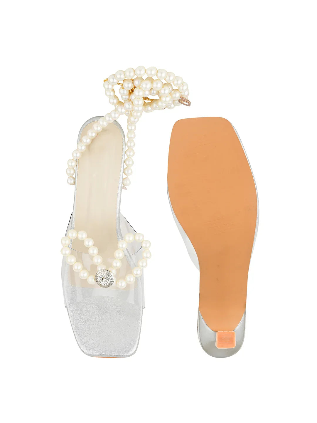 Elegant Pearl Party Heels