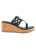 Braided Comfort Cork Wedges