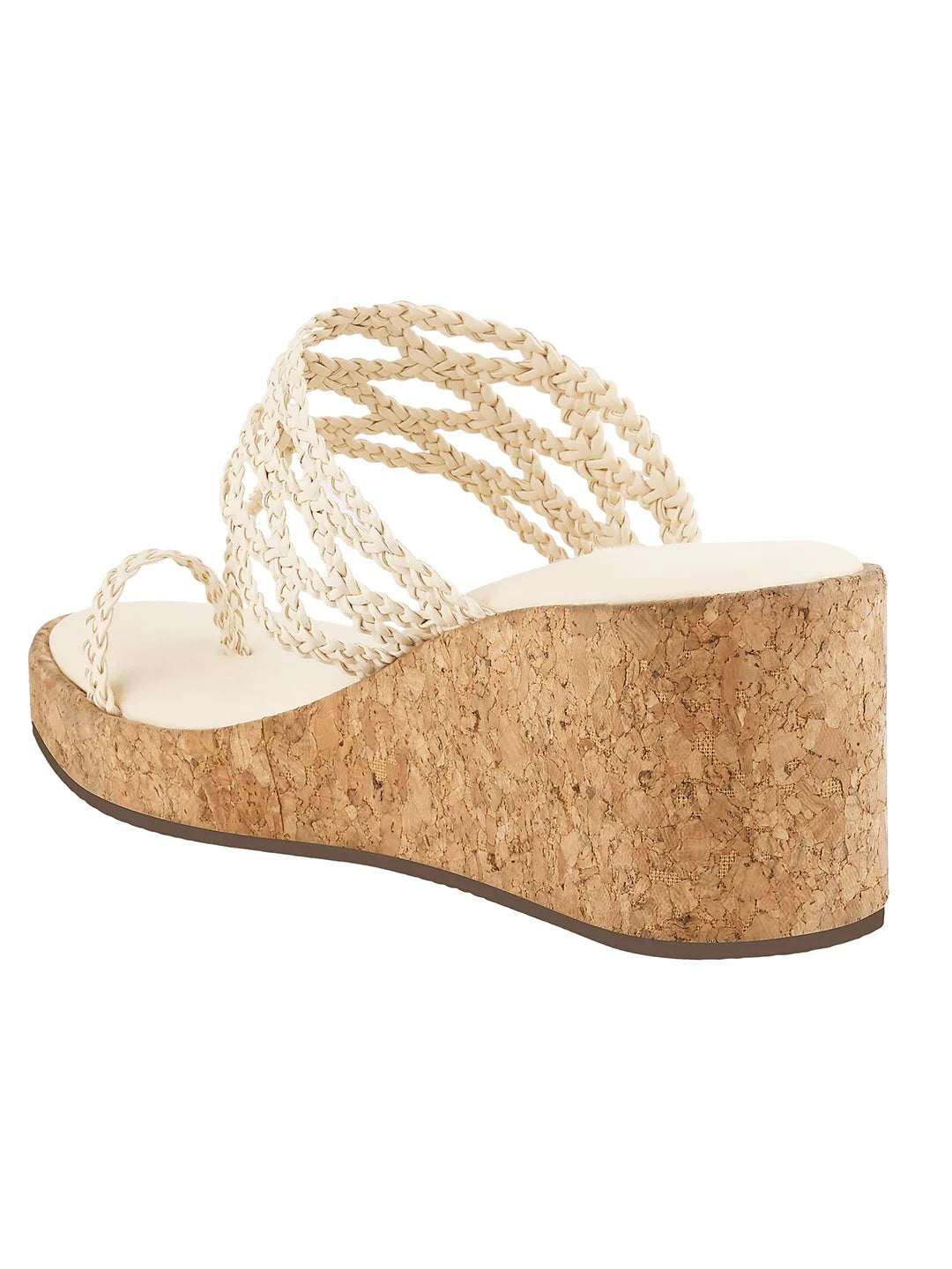 Braided Comfort Cork Wedges