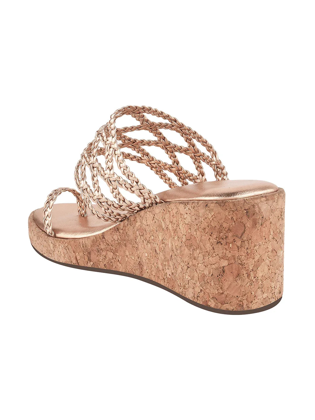 Braided Comfort Cork Wedges