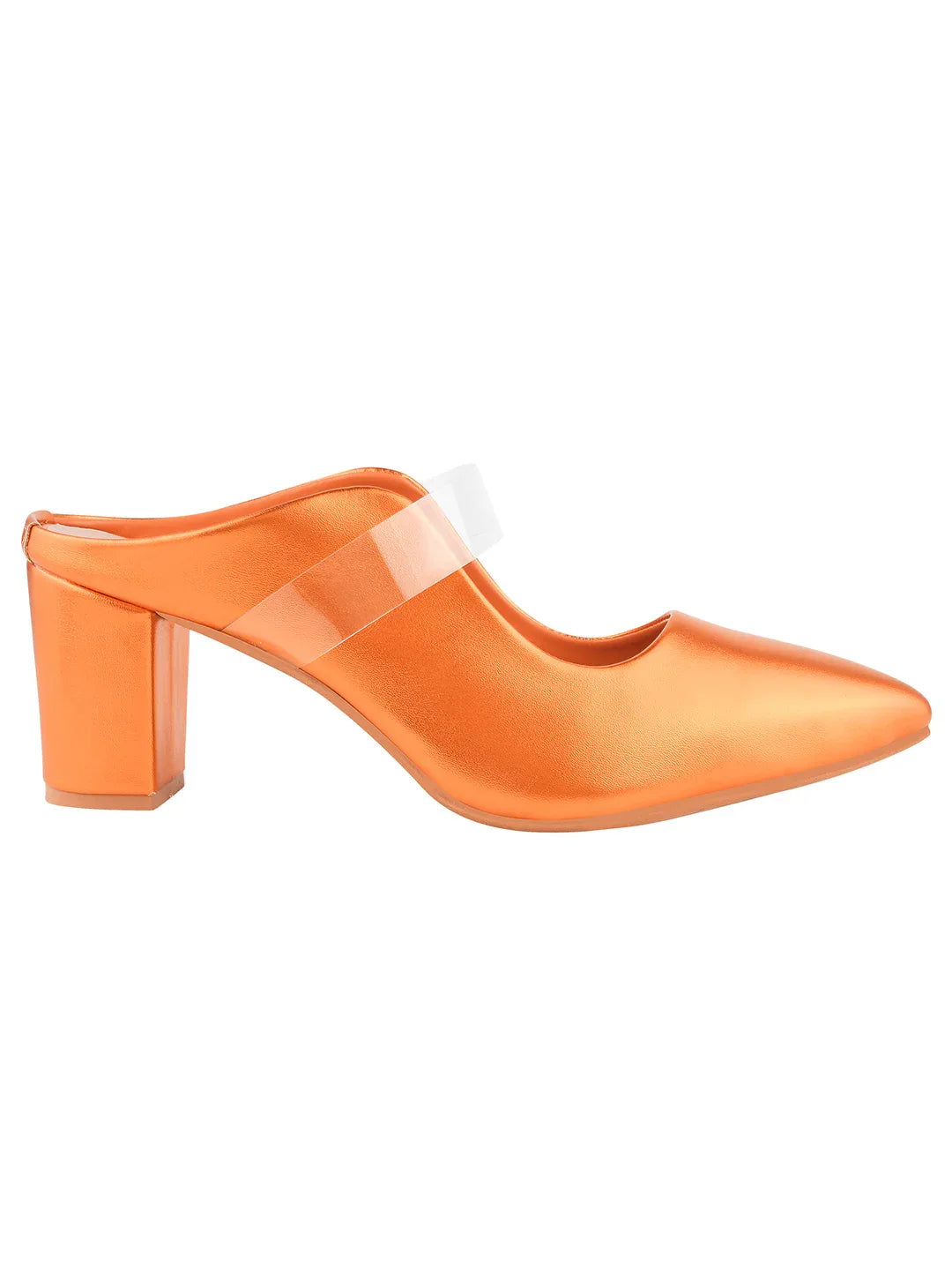 TRYME Comfortable Stylish Alluring Mules Light Weight Trendy Block Heels For Women & Girls