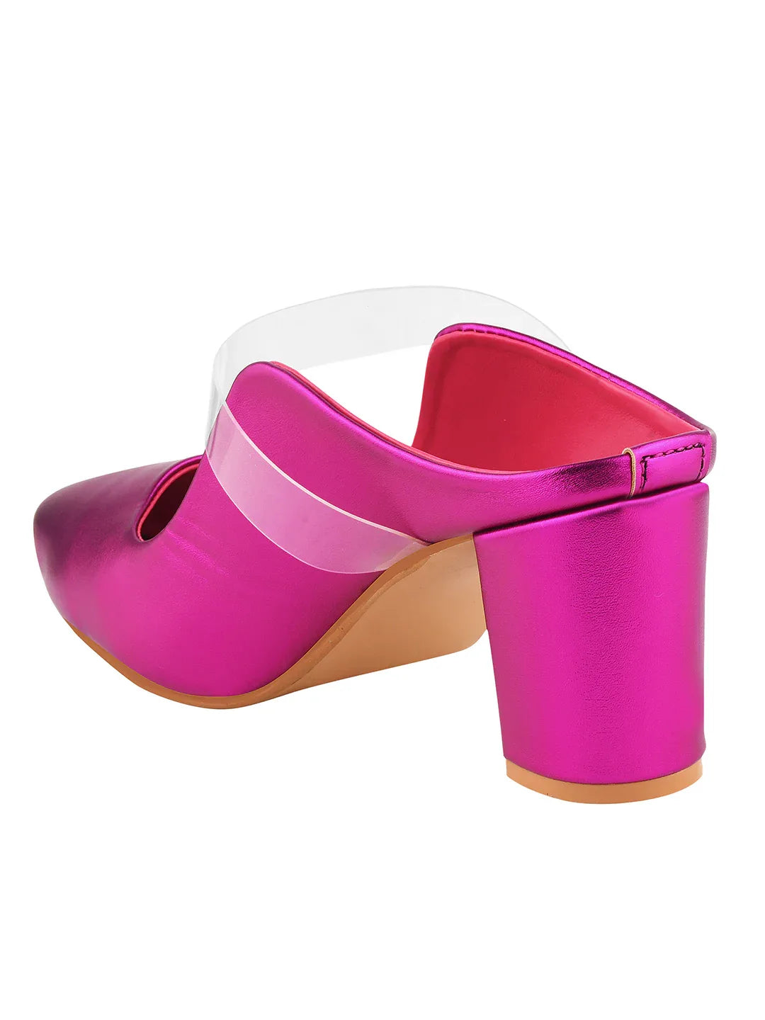 TRYME Comfortable Stylish Alluring Mules Light Weight Trendy Block Heels For Women & Girls