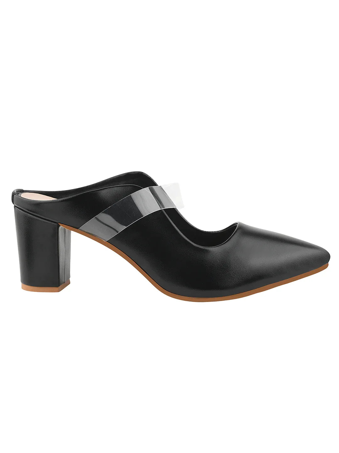 TRYME Comfortable Stylish Alluring Mules Light Weight Trendy Block Heels For Women & Girls