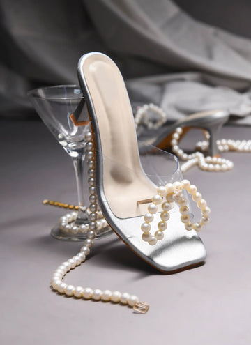 Elegant Pearl Party Heels