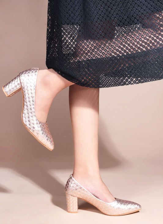 TRYME Comfortable Stylish Alluring Pumps Light Weight Trendy Block Heels For Women & Girls