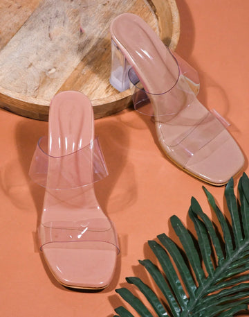 Everyday Glam Transparent Heels