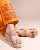 Braided Comfort Cork Wedges