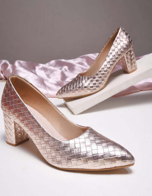 TRYME Comfortable Stylish Alluring Pumps Light Weight Trendy Block Heels For Women & Girls