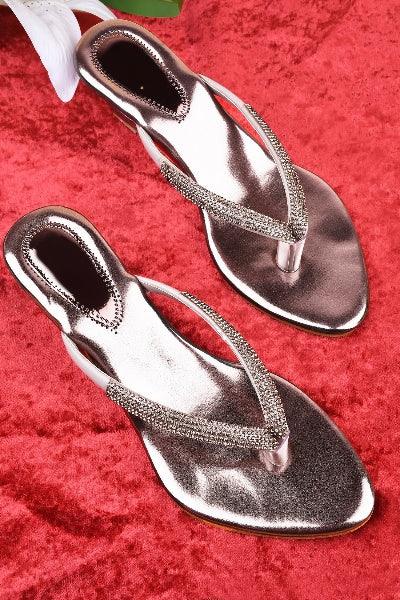 Elegant Embellished Wedge Sandals