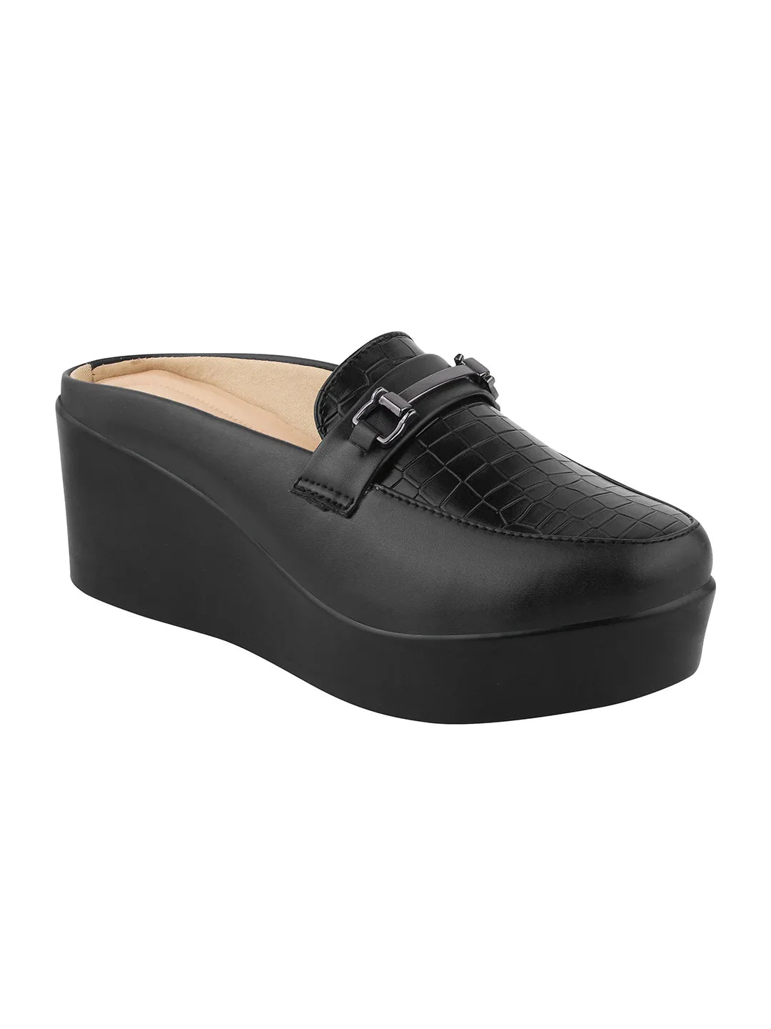 Everyday Comfort Low Wedge Slip-On Mules