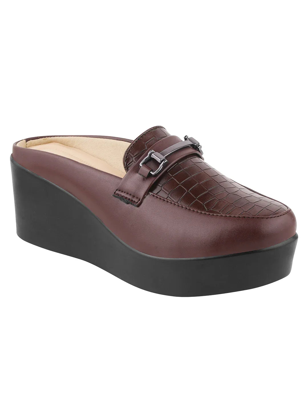 Everyday Comfort Low Wedge Slip-On Mules
