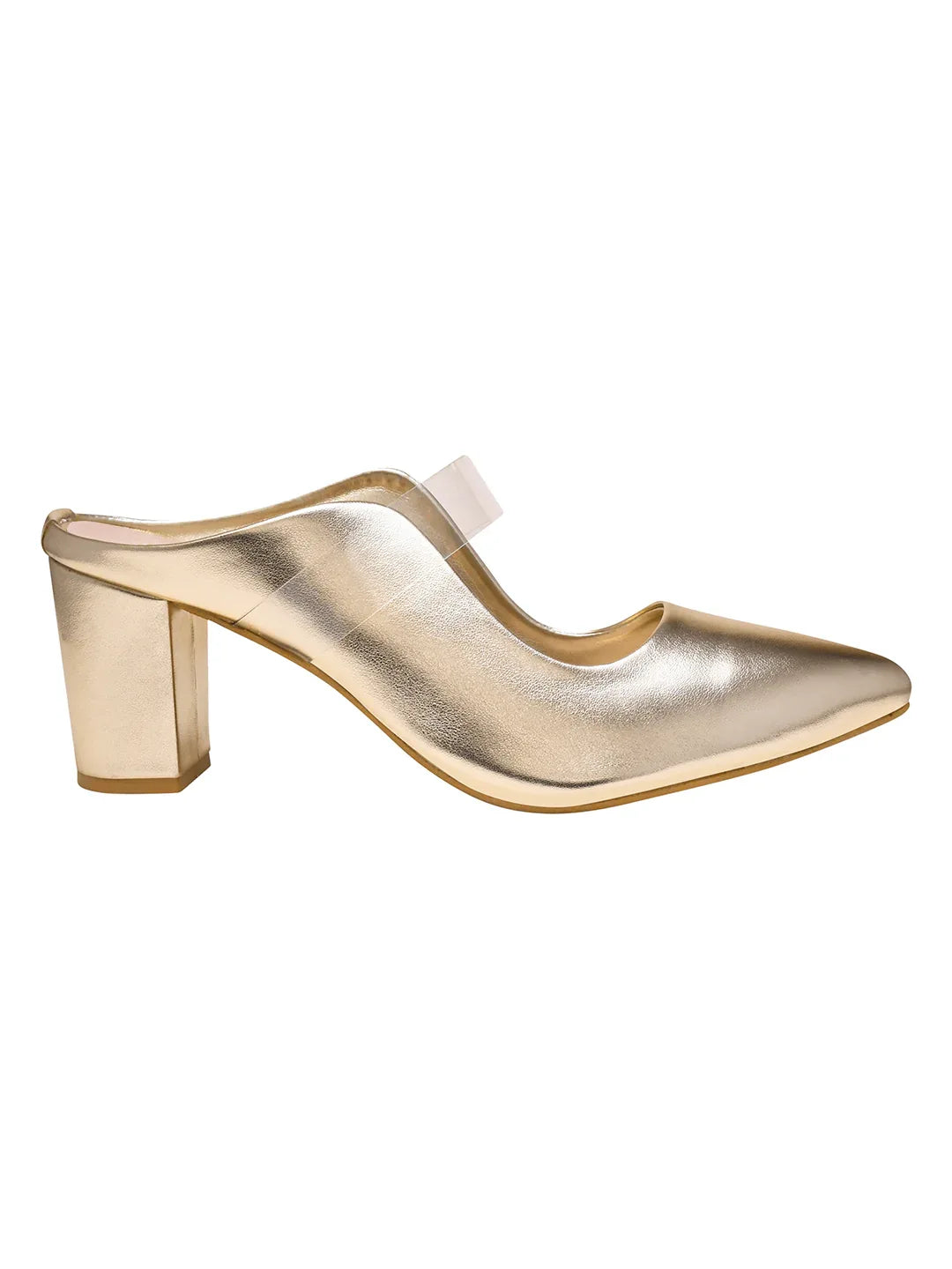TRYME Comfortable Stylish Alluring Mules Light Weight Trendy Block Heels For Women & Girls