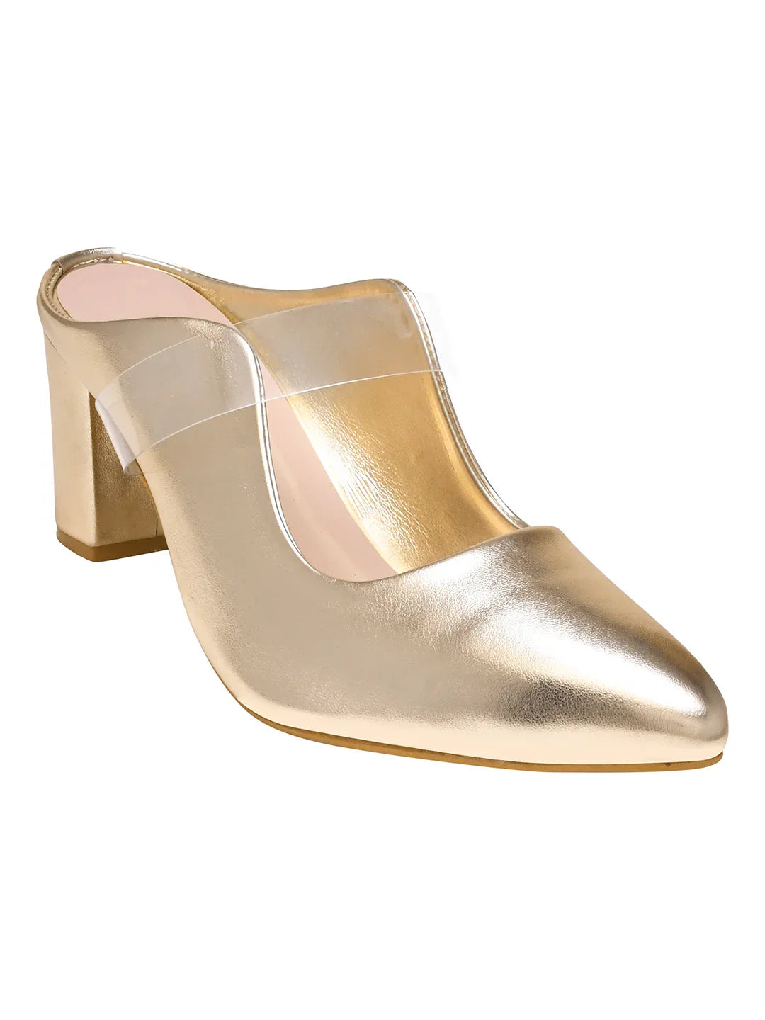 TRYME Comfortable Stylish Alluring Mules Light Weight Trendy Block Heels For Women & Girls