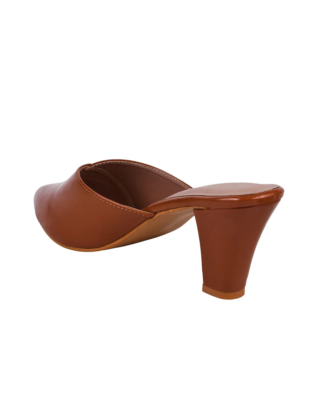 Classic Pointed-Toe Block Heel Mules