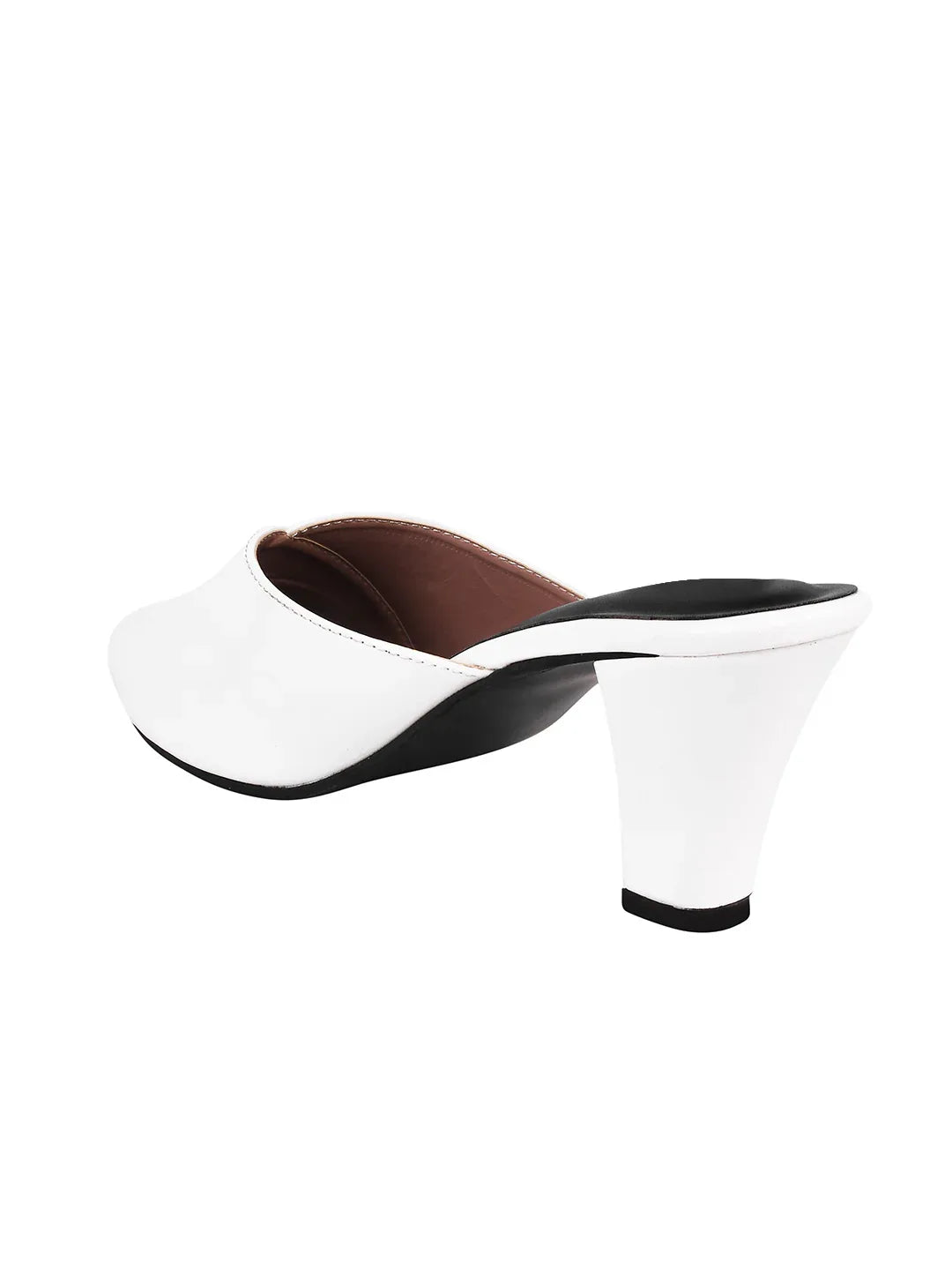 Classic Pointed-Toe Block Heel Mules
