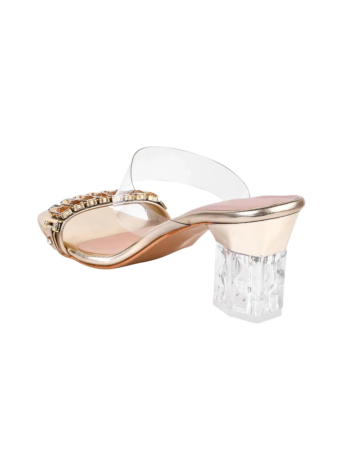 Diamond Shine Slip-On Heels