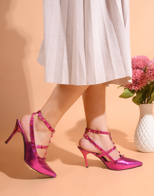 Aura Studded Stiletto Heels