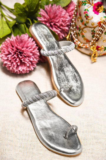 TRYME Effortless Slip-On Stylish Flats Sandal For Women & Girls