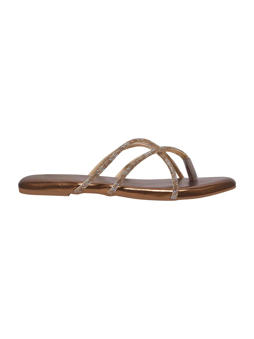 TRYME Cozy Steps Slip on Light Weight Party Flats Sandal For Women & Girls