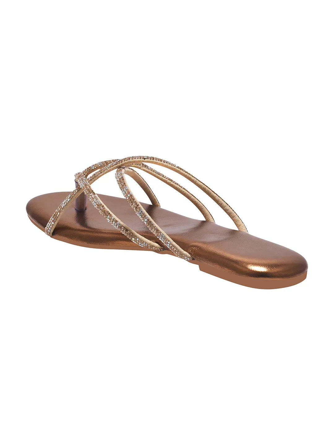 TRYME Cozy Steps Slip on Light Weight Party Flats Sandal For Women & Girls