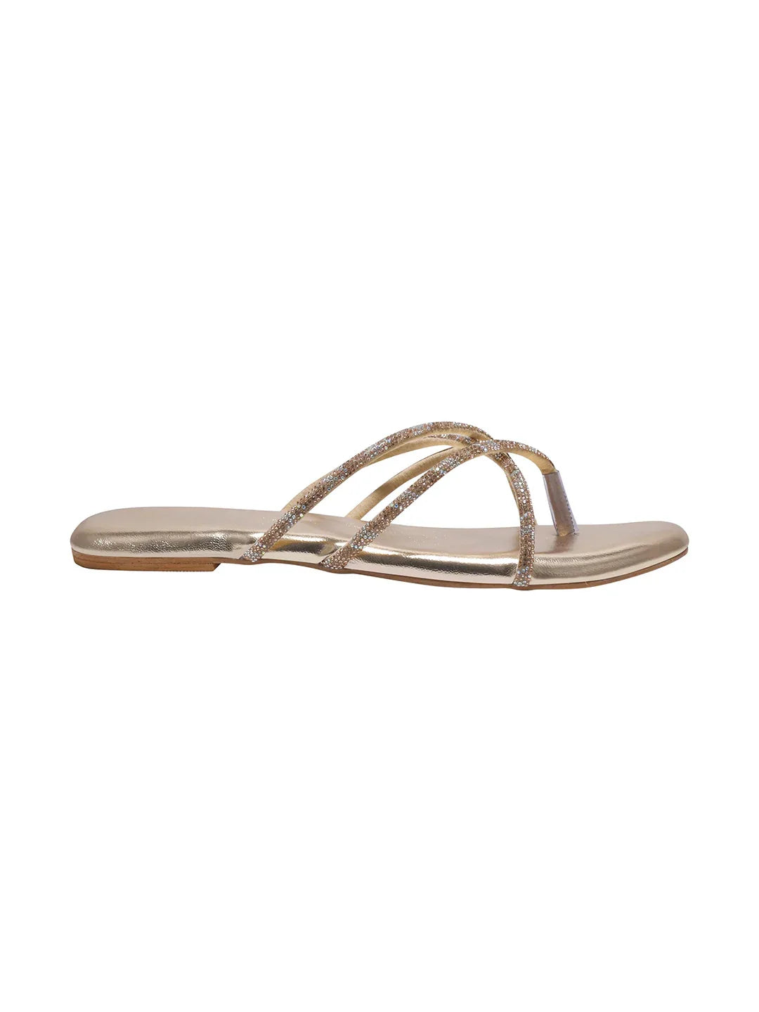 TRYME Cozy Steps Slip on Light Weight Party Flats Sandal For Women & Girls