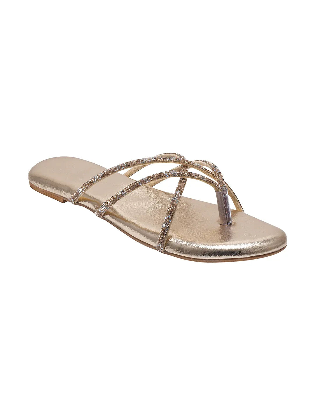 TRYME Cozy Steps Slip on Light Weight Party Flats Sandal For Women & Girls