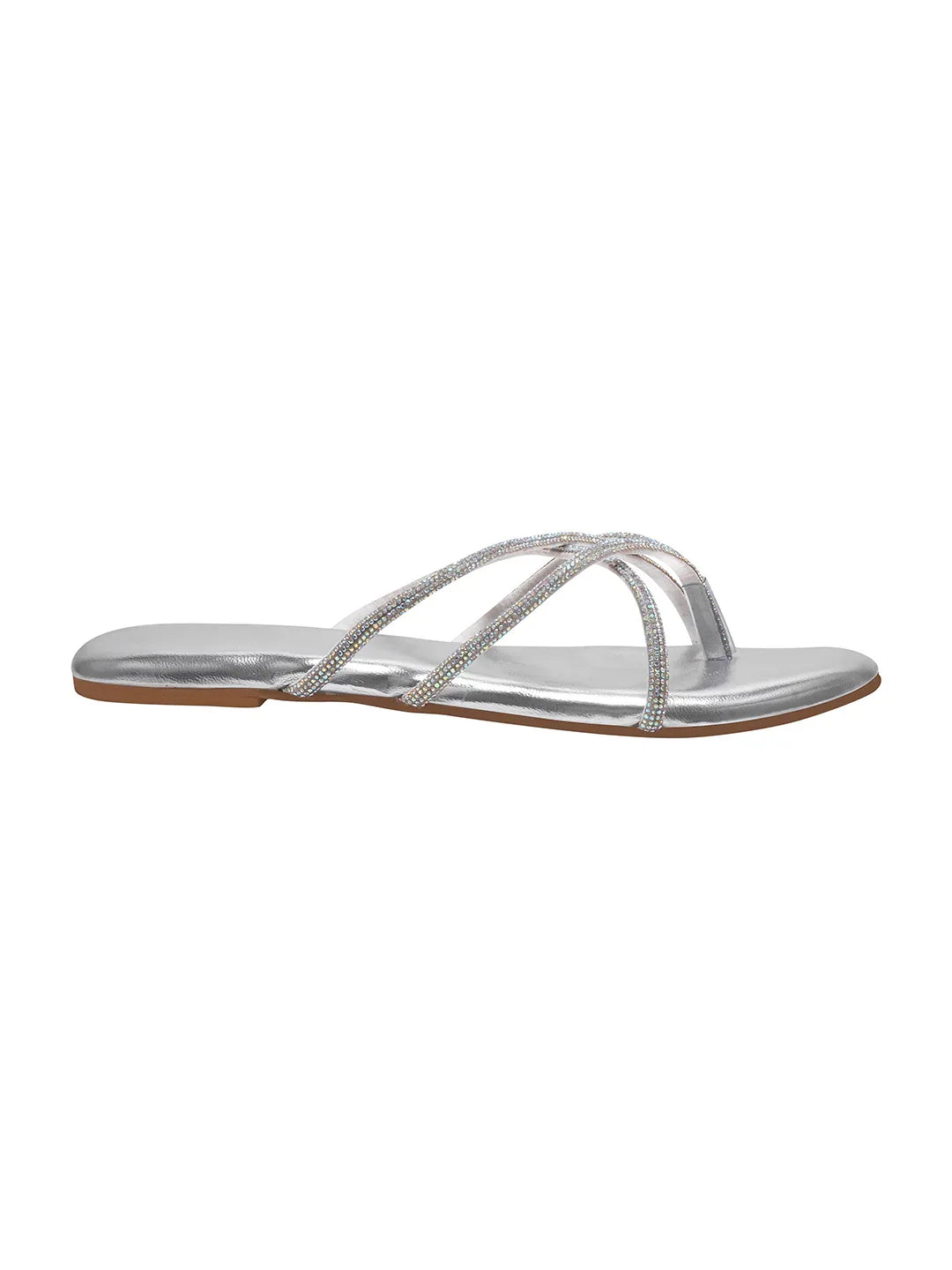 TRYME Cozy Steps Slip on Light Weight Party Flats Sandal For Women & Girls