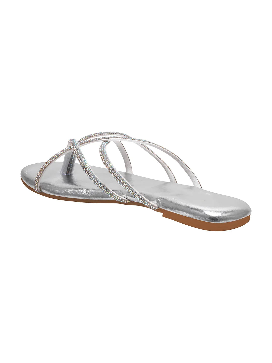 TRYME Cozy Steps Slip on Light Weight Party Flats Sandal For Women & Girls