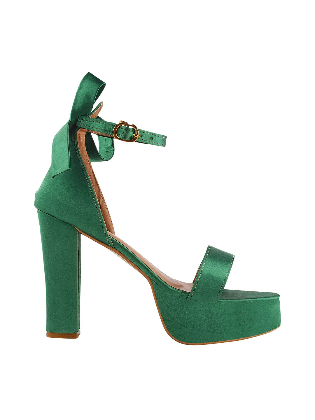 Velvet Edge Ankle-Strap Heels