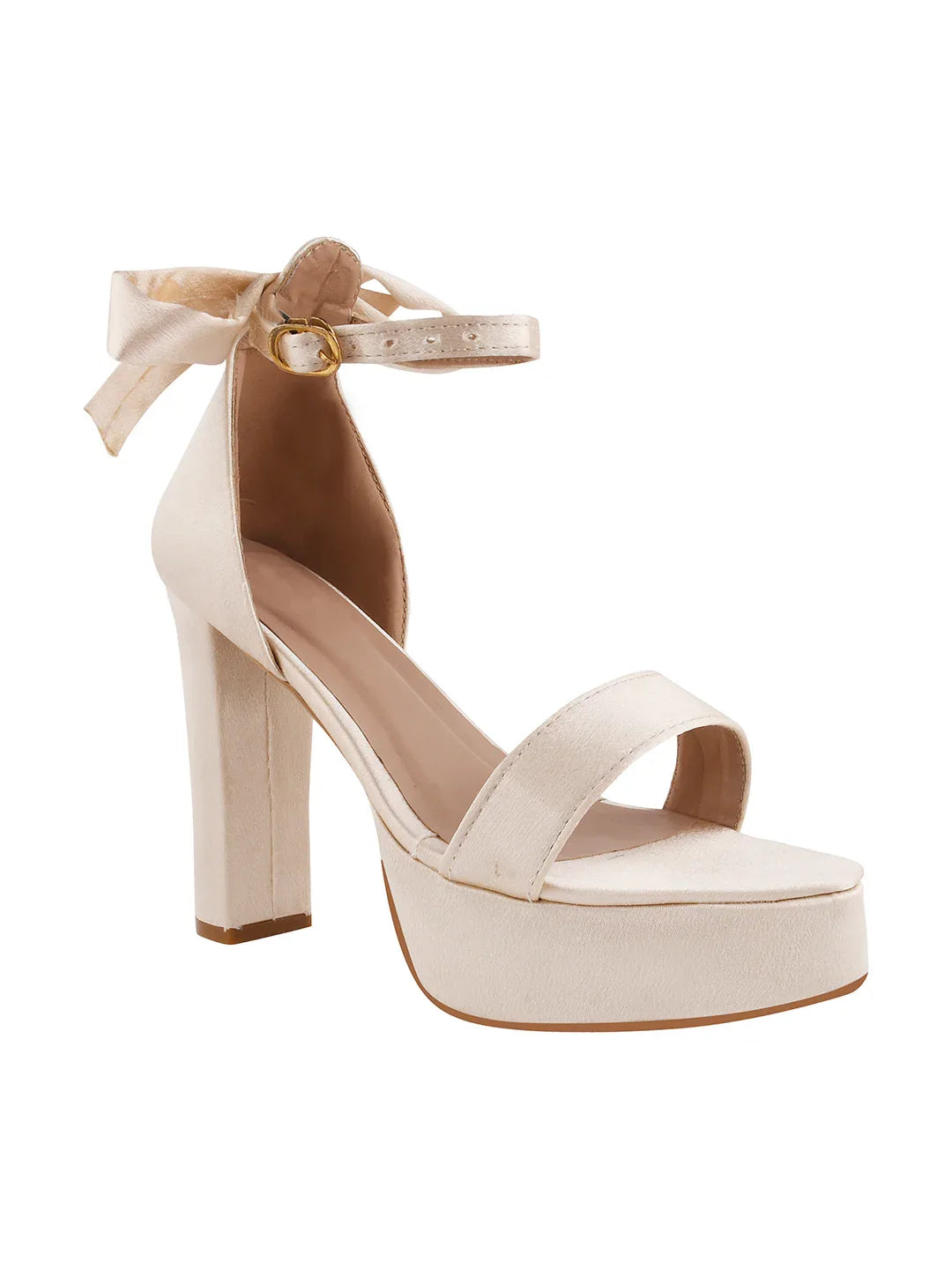 Velvet Edge Ankle-Strap Heels