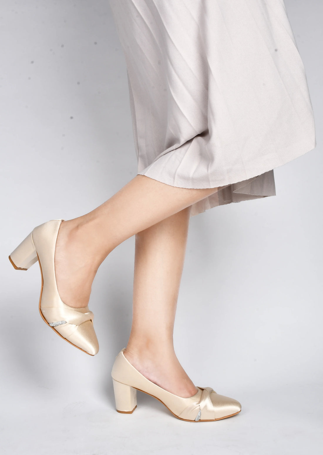 Classic Pointed-Toe Block Heels