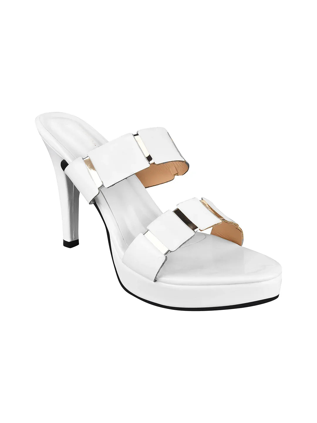 Luxe Patent Finish Heeled Sandals