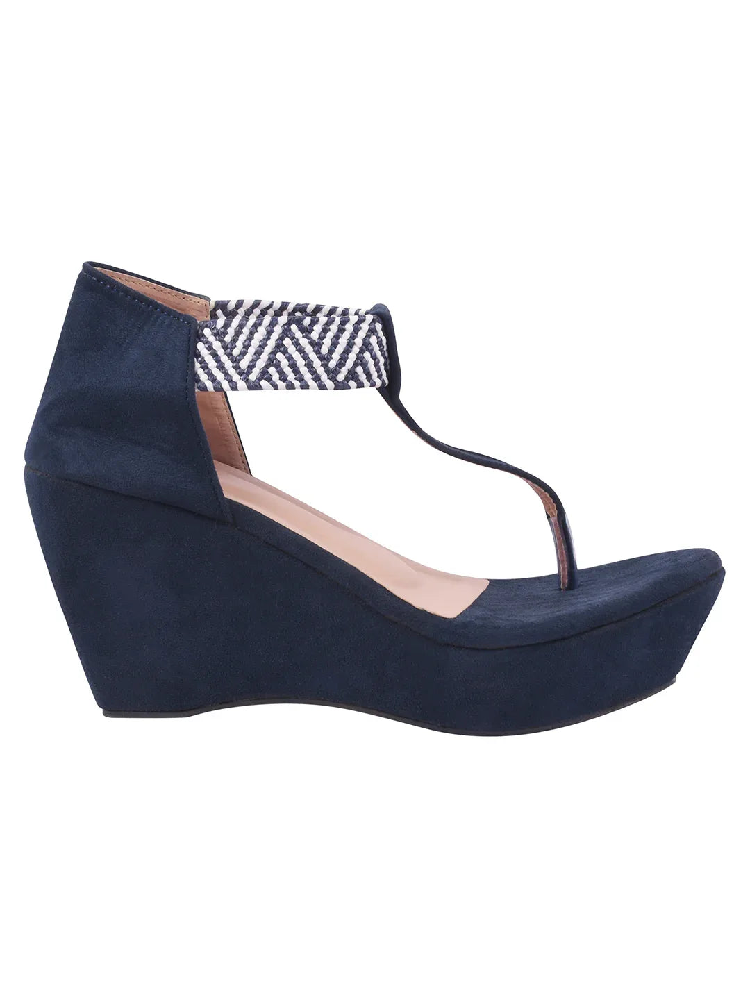 T-Strap Comfort Wedge Sandals
