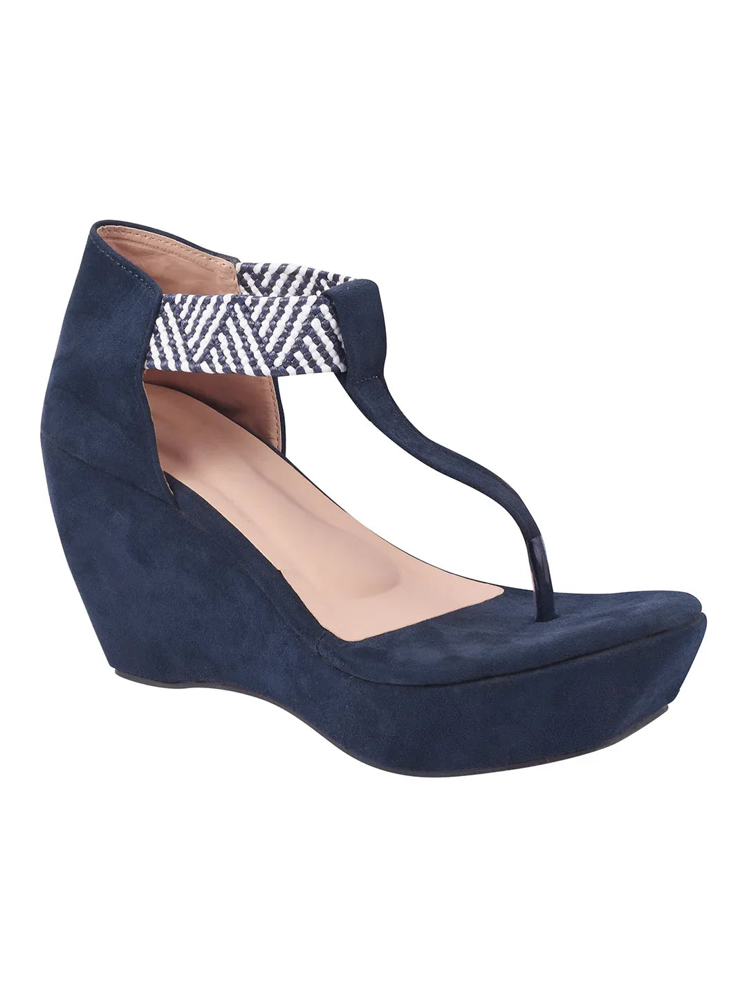T-Strap Comfort Wedge Sandals