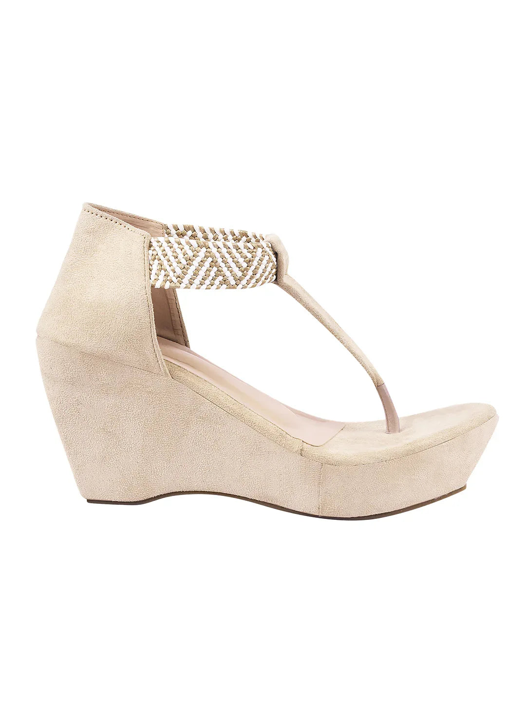 T-Strap Comfort Wedge Sandals