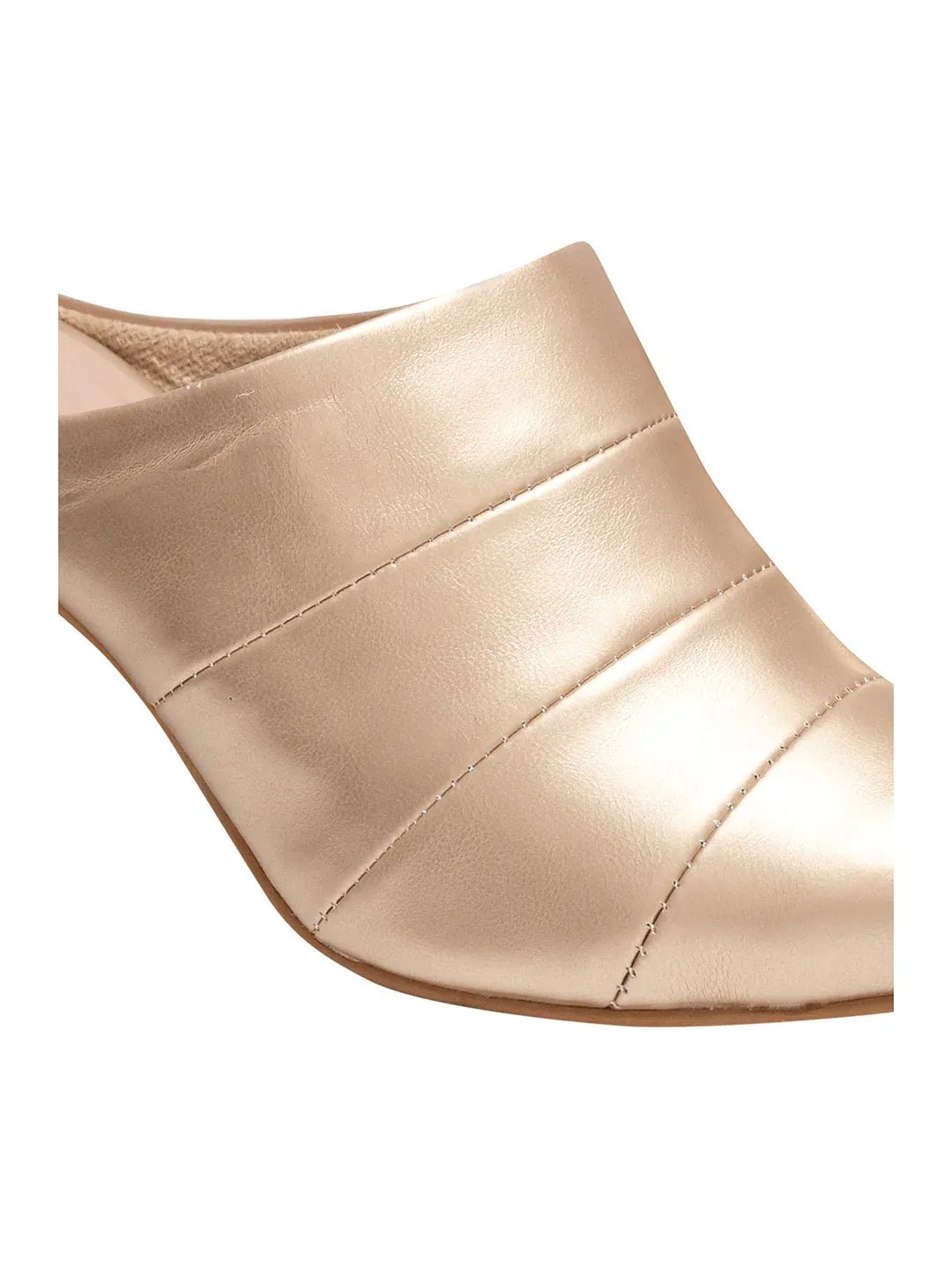 Classic Point Block Heel Mules
