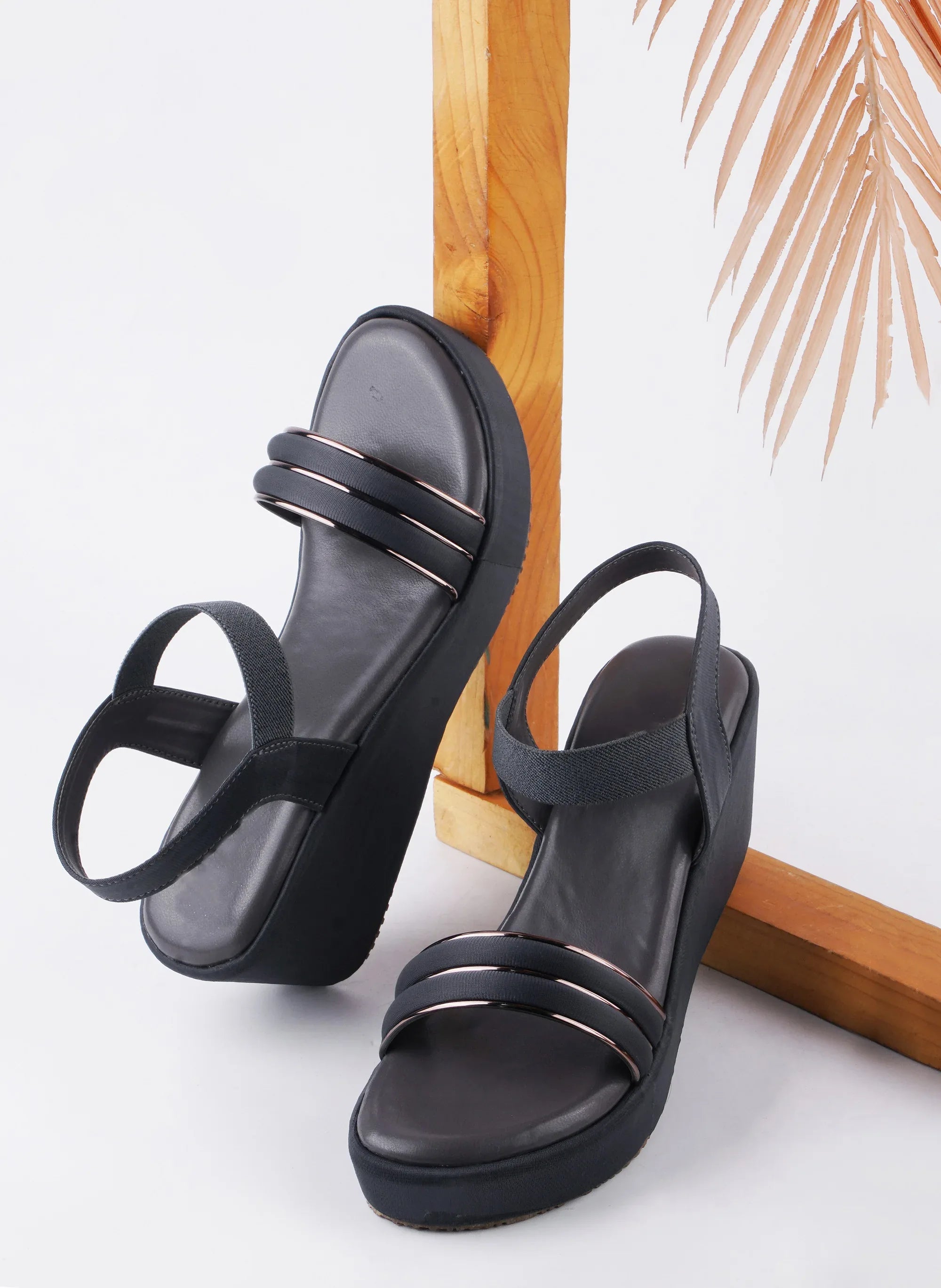 Urban Ease Padded Wedge Sandals