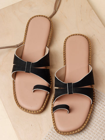 everyday Toe Ring Flat Sandals