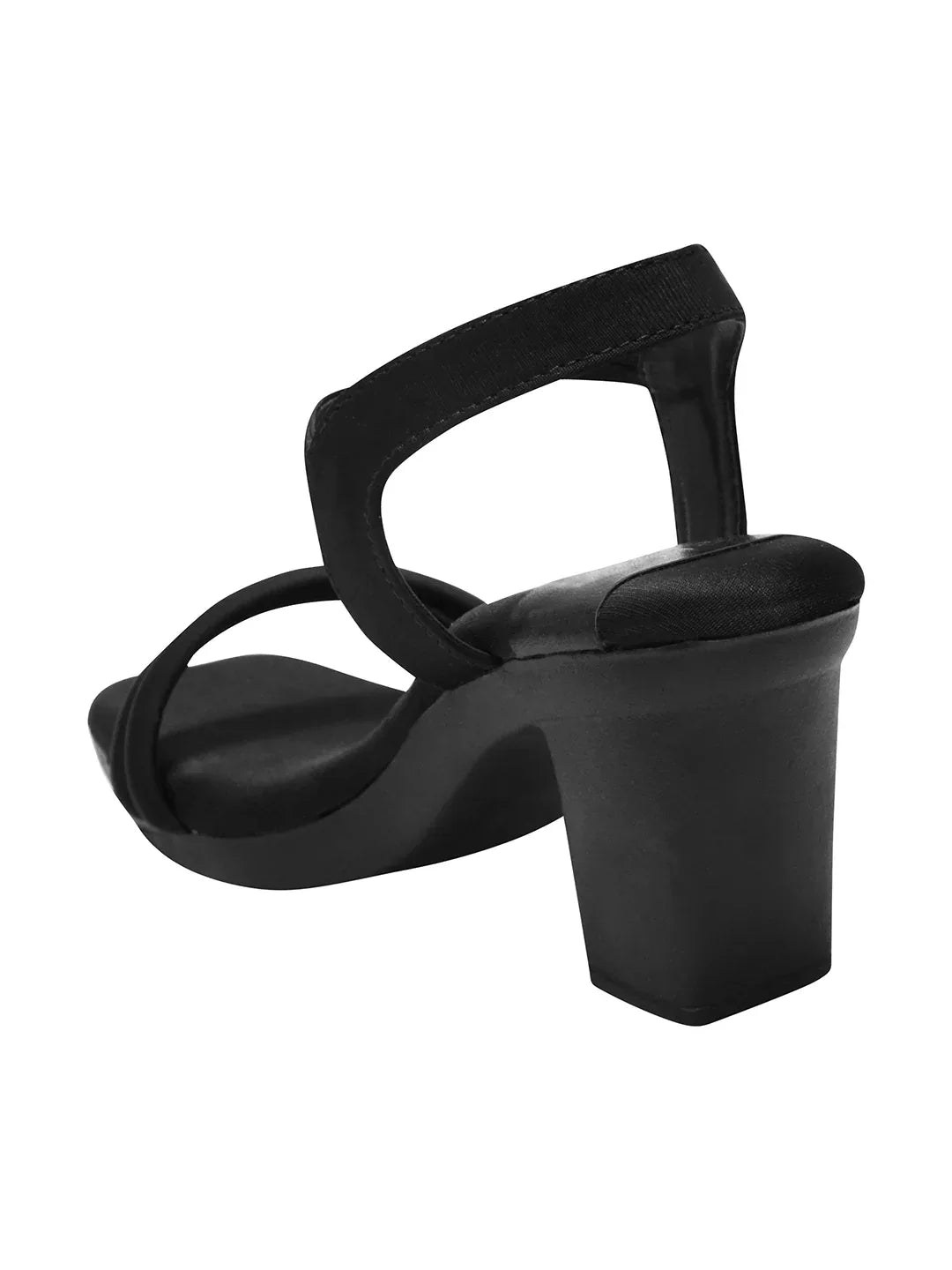 Minimal Strap Block Heel Heels