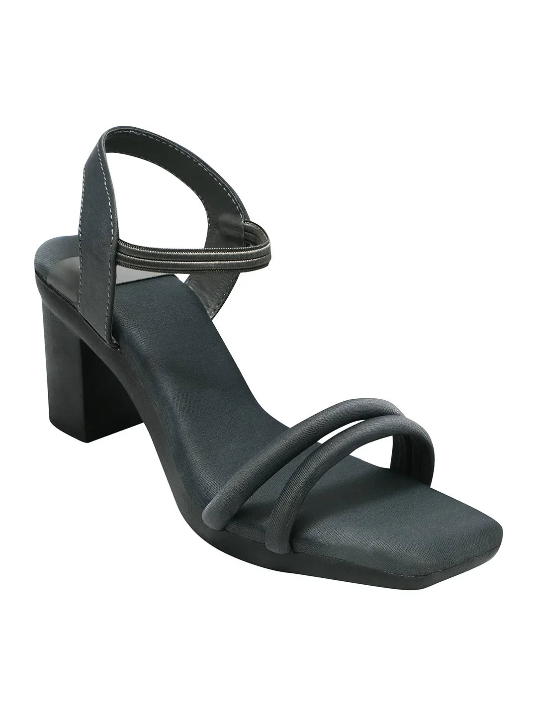 Minimal Strap Block Heel Heels