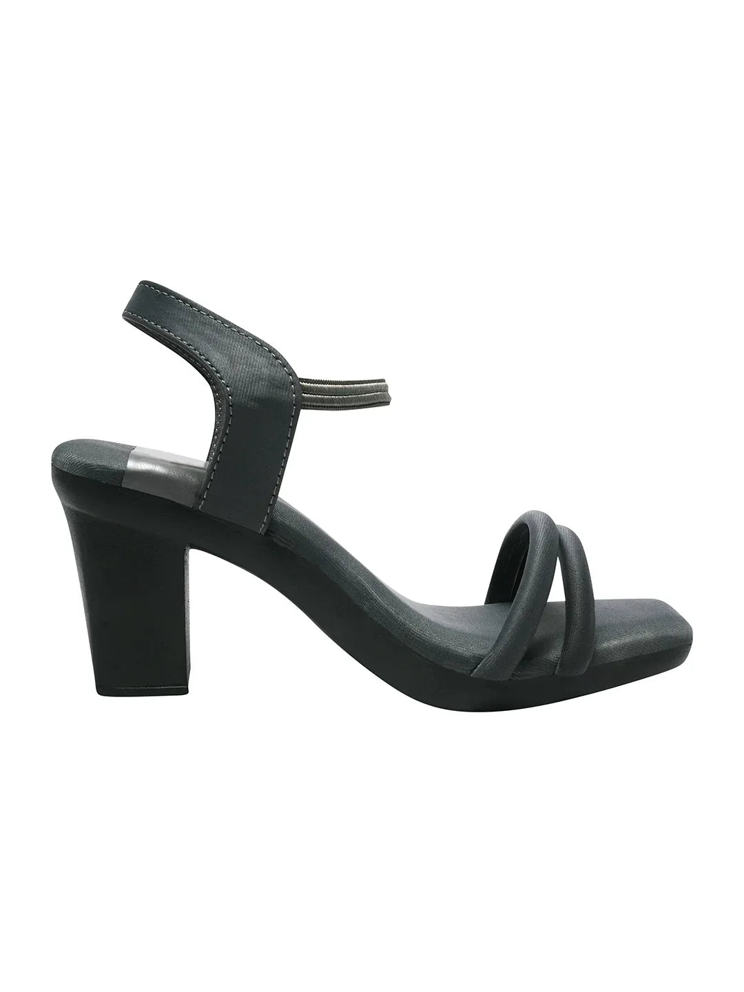 Minimal Strap Block Heel Heels