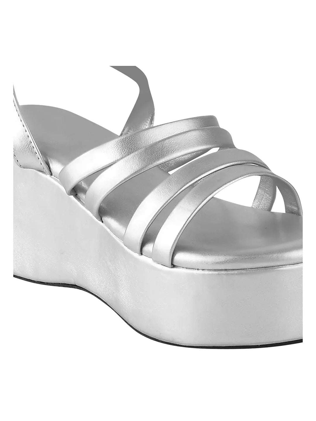 Wrap & Rise Lace-Up Wedge Heels