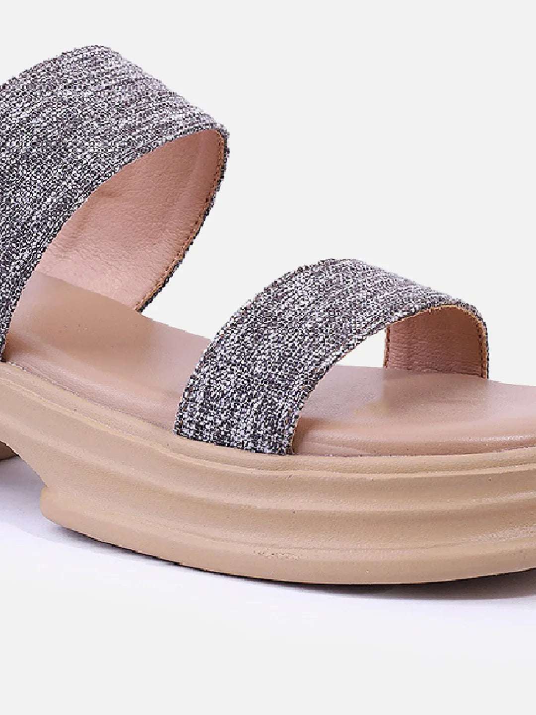 Casual Platform Sandals Adjustable Back Strap Design
