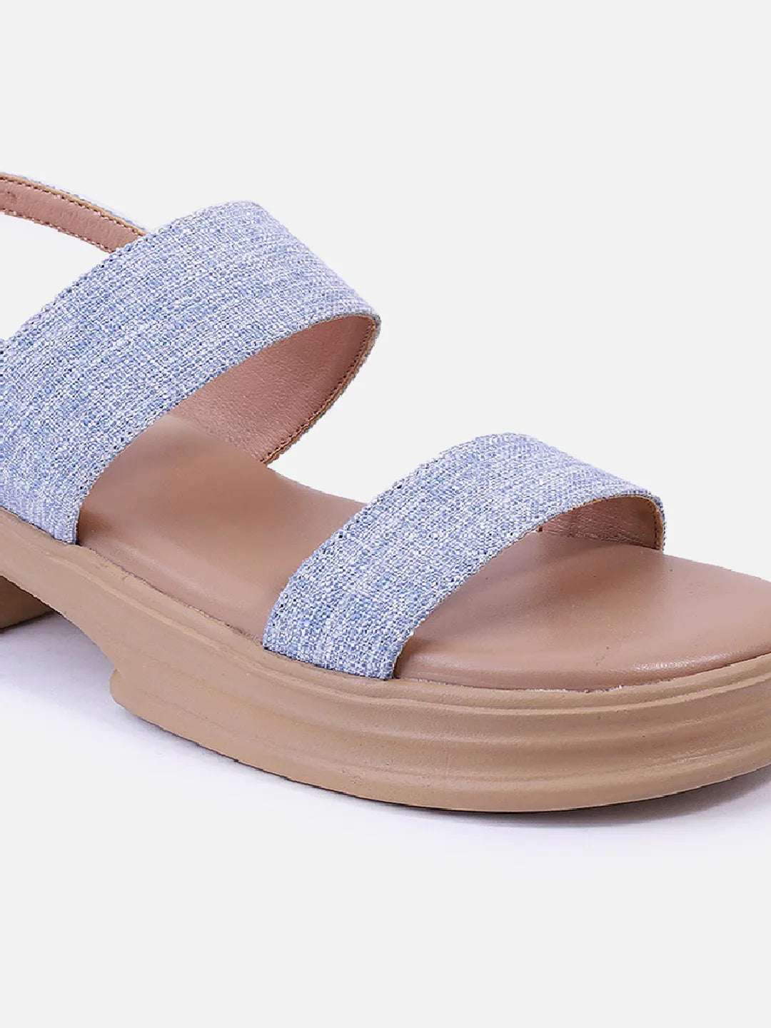 Casual Platform Sandals Adjustable Back Strap Design