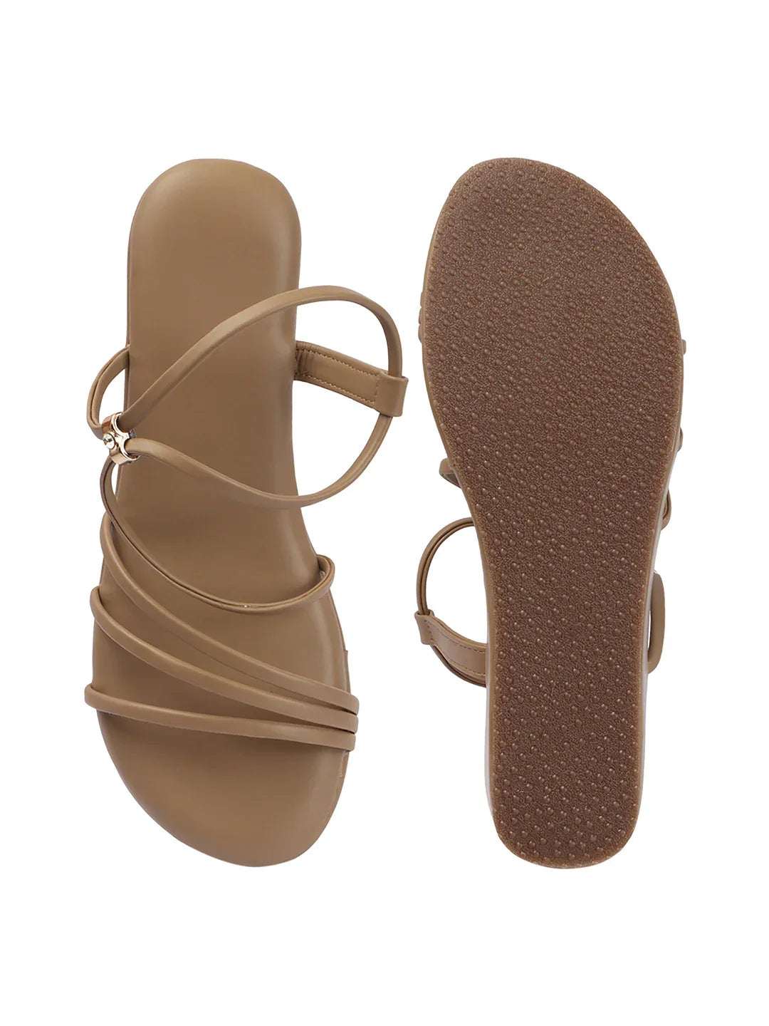 Stylish Multi-Strap Wedges Heel Sandals