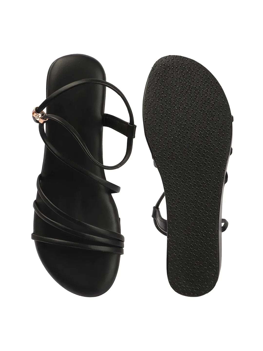 Stylish Multi-Strap Wedges Heel Sandals